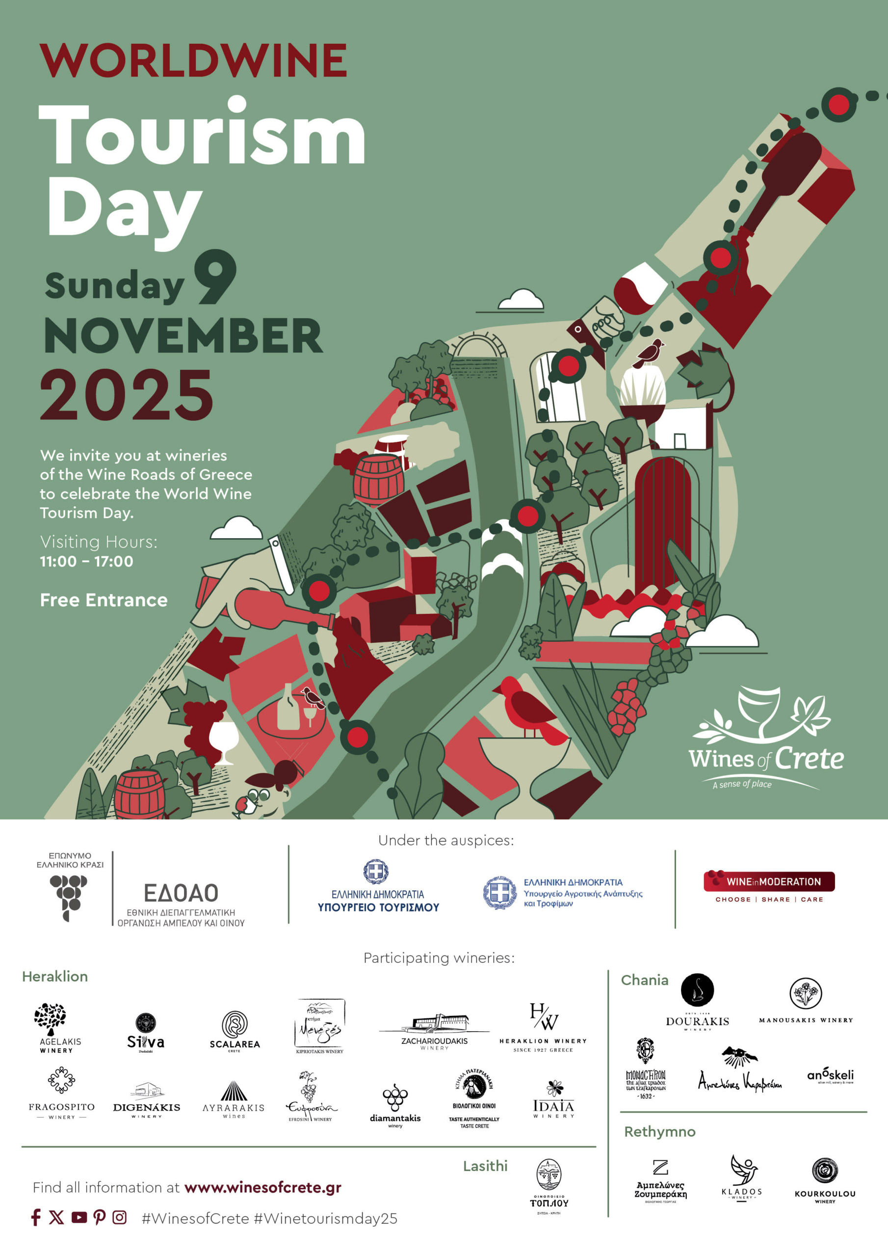 Wine tourism Day Sunday 9th of November